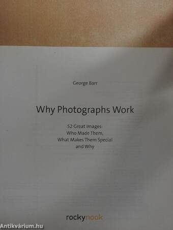 Why Photographs Work