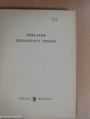 Verlaine válogatott versei