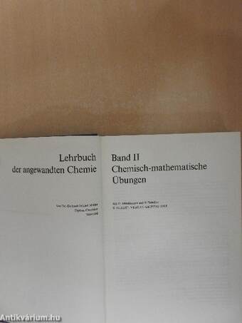 Lehrbuch der angewandten Chemie II.