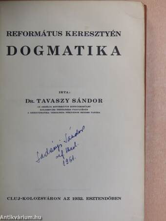 Református keresztyén dogmatika