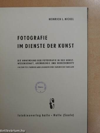 Fotografie im Dienste der Kunst