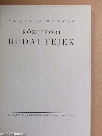 Középkori budai fejek