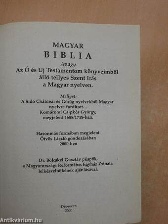 Magyar Biblia