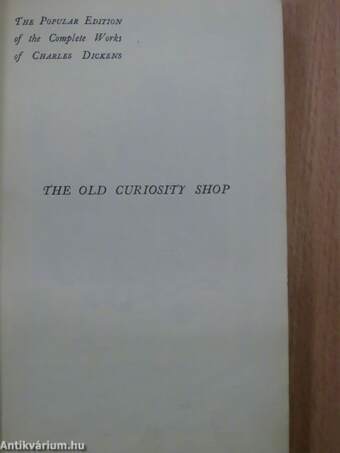 The Old Curiosity Shop