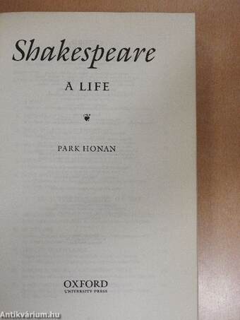 Shakespeare - A Life