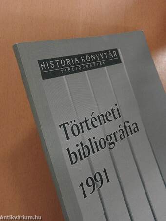 Történeti bibliográfia 1991