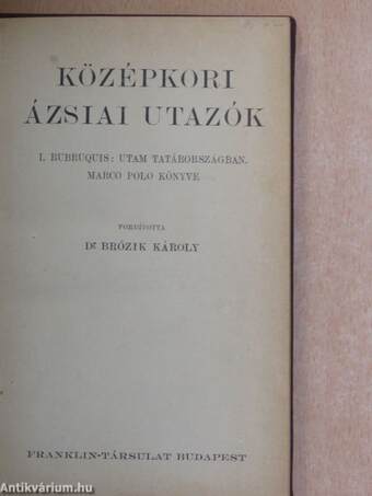 Középkori ázsiai utazók