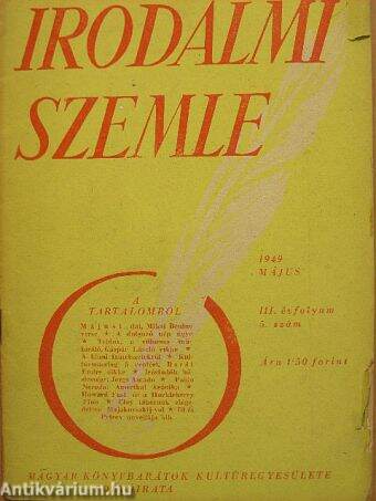 Irodalmi Szemle 1949. május