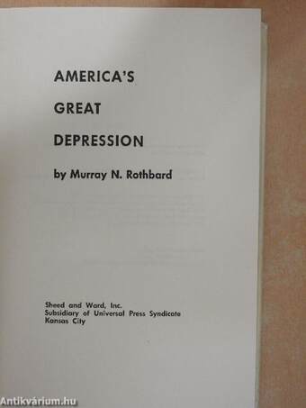 America's Great Depression