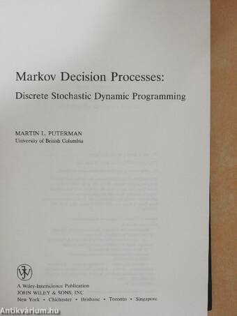 Markov Decision Processes