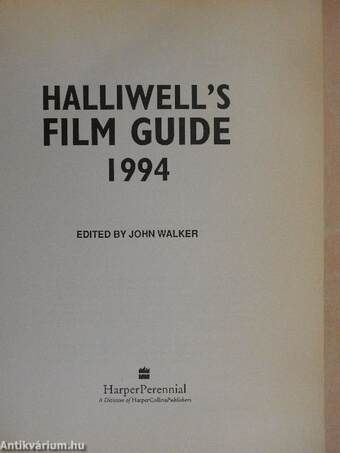 Halliwell's Film Guide 1994