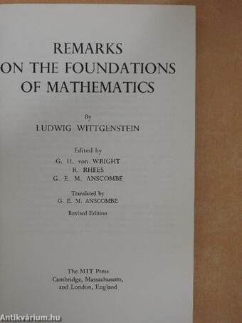 Remarks on the Foundations of Mathematics