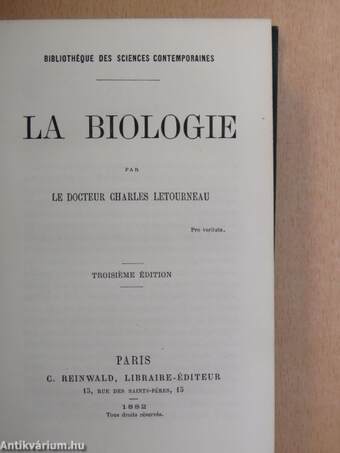 La biologie