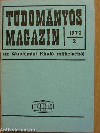 Tudományos Magazin 1972/2.