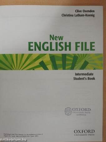 New English File - Intermediate - Student's Book