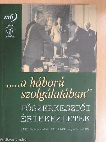 "...a háború szolgálatában"