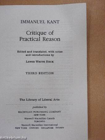 Critique of Practical Reason