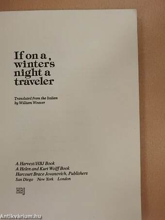 If on a winter's night a traveler