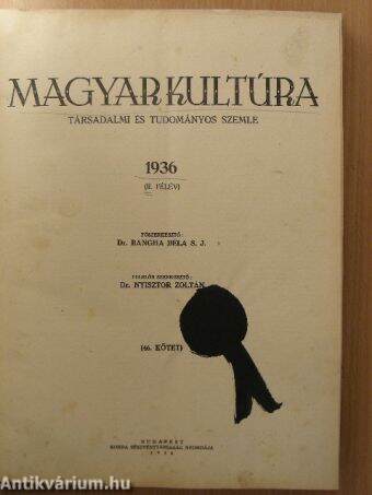 Magyar Kultúra 1936. II. félév