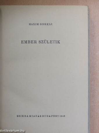 Ember születik