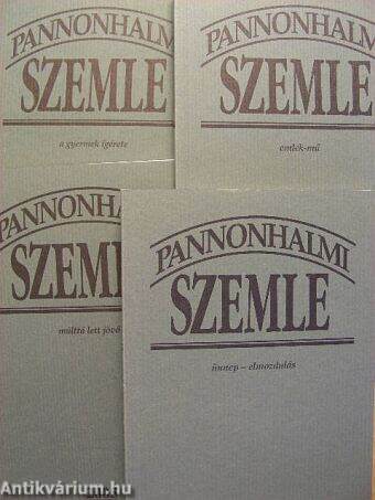 Pannonhalmi Szemle 2005/1-4.