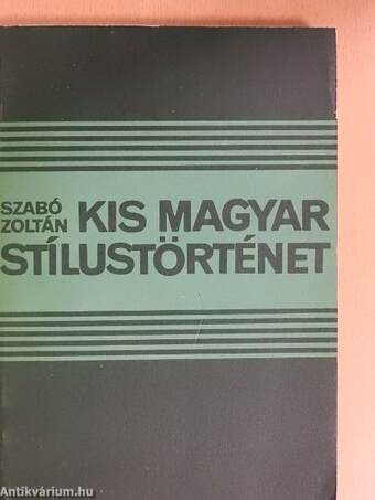 Kis magyar stílustörténet