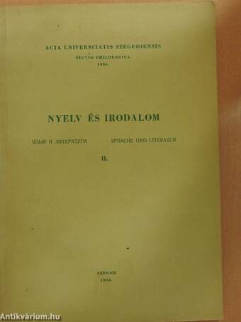 Nyelv és irodalom II.