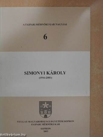 Simonyi Károly (1916-2001)