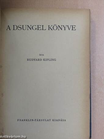 A dsungel könyve