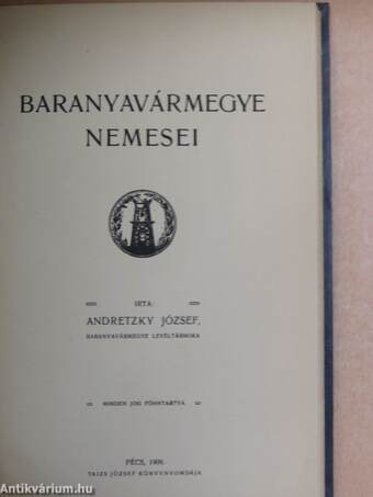 Baranyavármegye nemesei