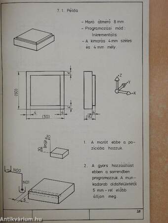 CNC forgácsolási munkafüzet 3/b