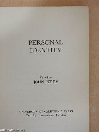 Personal Identity