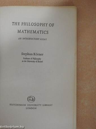 The Philosophy of Mathematics