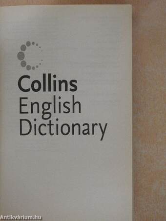 Collins English Dictionary