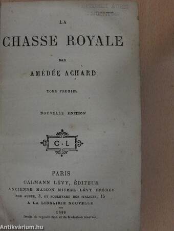 La Chasse Royale I-II.