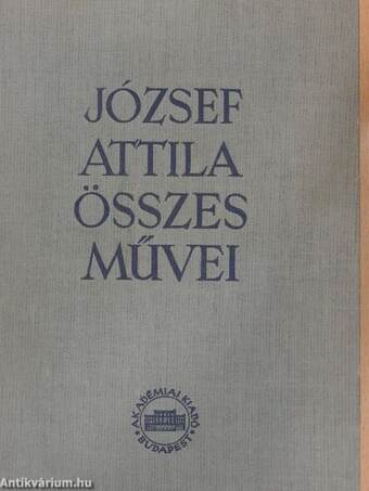 József Attila összes művei III. (töredék)