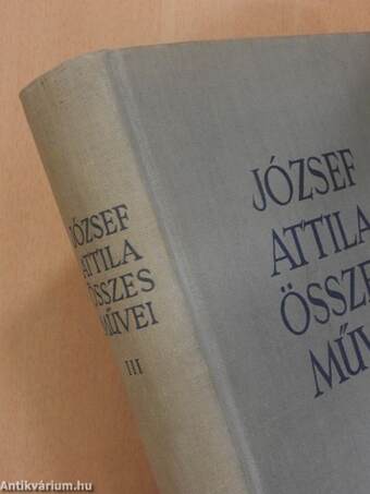 József Attila összes művei III. (töredék)