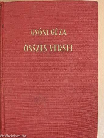 Gyóni Géza összes versei