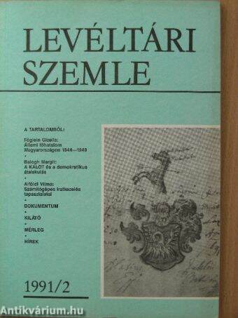 Levéltári Szemle 1991/2.