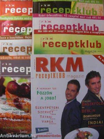 Receptklub magazin 2004. (nem teljes évfolyam)