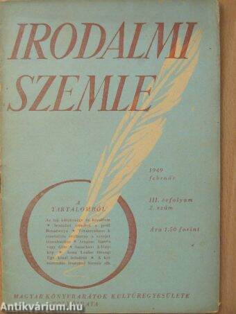 Irodalmi Szemle 1949. február