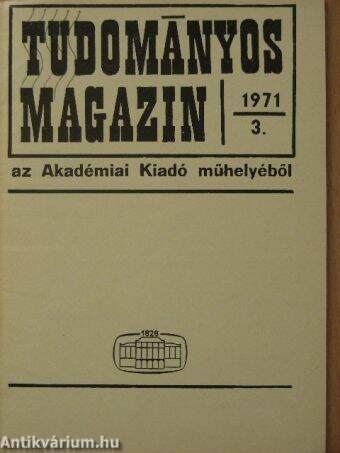 Tudományos Magazin 1971/3.