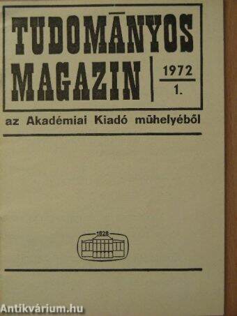 Tudományos Magazin 1972/1.