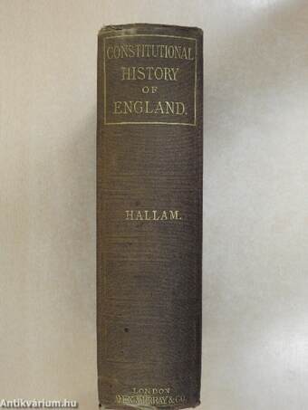 The constitutional history of England