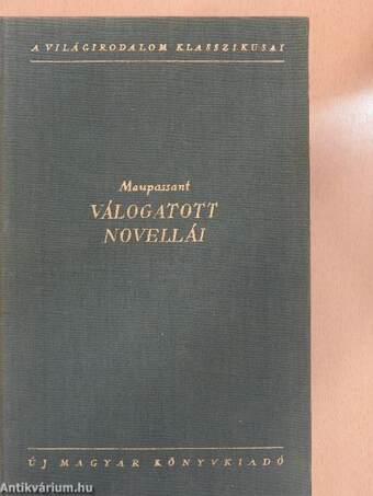 Maupassant válogatott novellái II. (töredék)