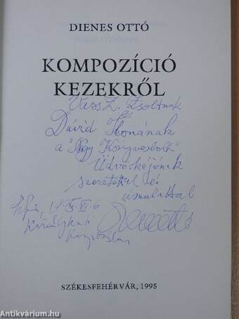 Kompozíció kezekről (dedikált példány)