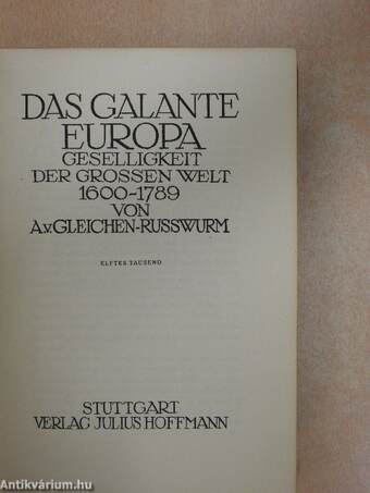 Das Galante Europa