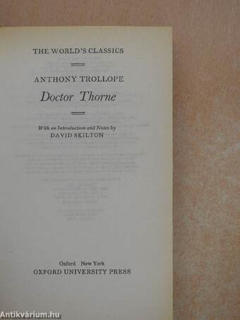 Doctor Thorne