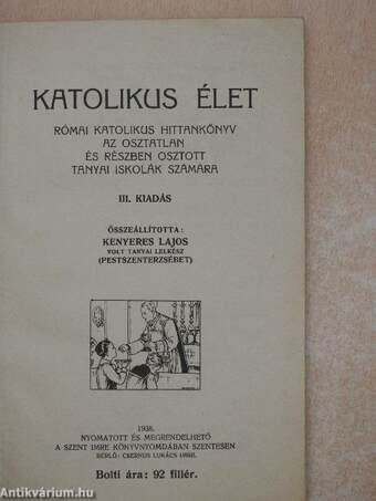 Katolikus élet