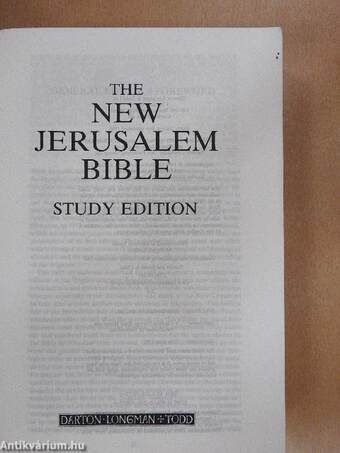 The New Jerusalem Bible